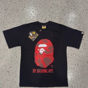Red camo Bape shirt
